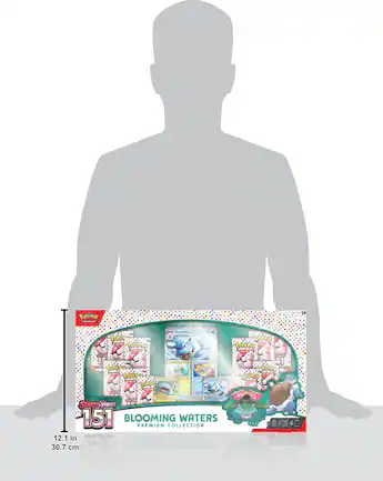 pokemon cards 151 blooming waters TCG: Scarlet & Violet 151: Premium Collection Yuranka games This premium collection includes 12 booster packs from Pokmon TCG Pokmon Trading Card Game: Blooming