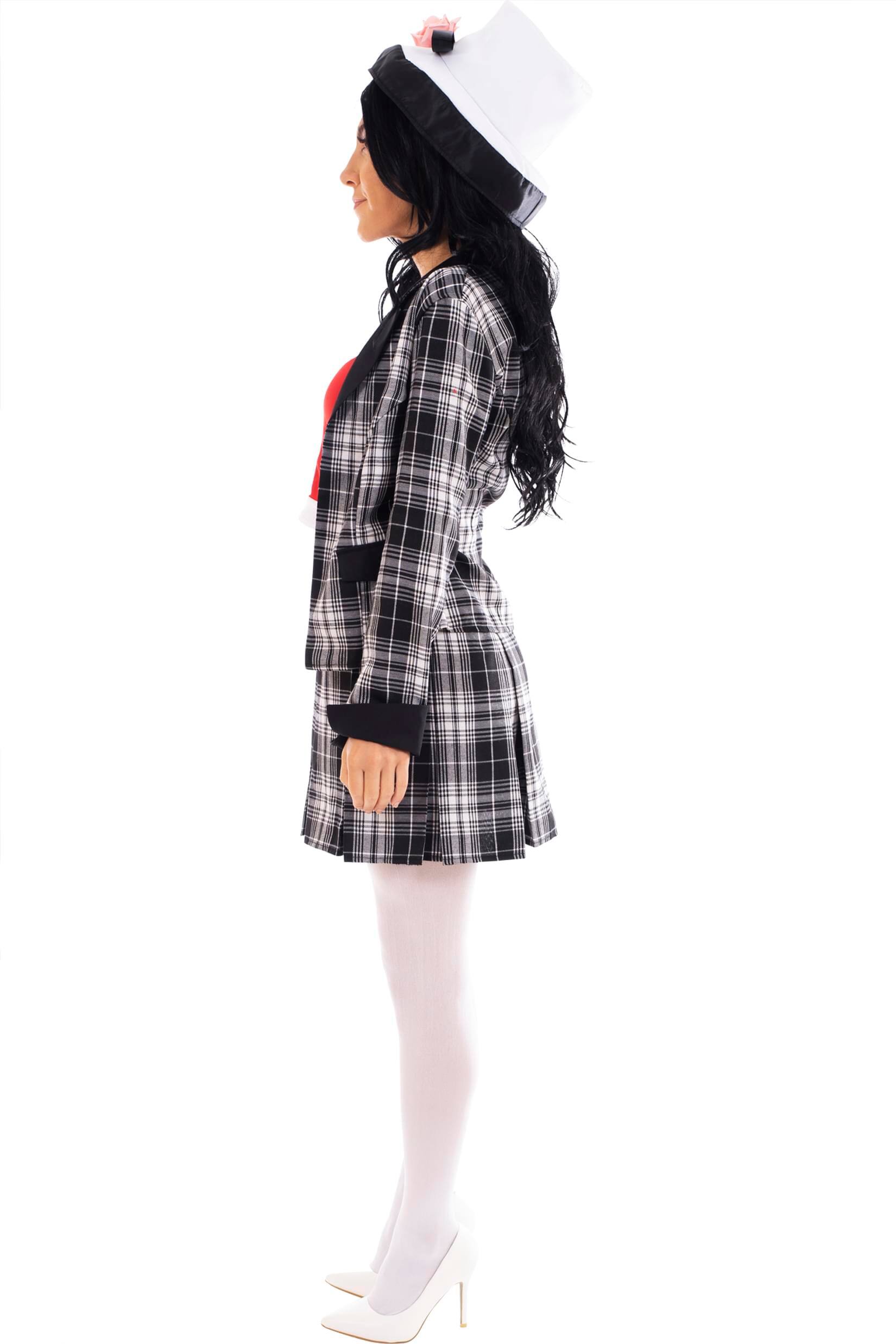 Alt View 1. Orion Costumes - Valley Girl Plaid Costume Kit, Movie-Inspired Design | Adult Large - Red.