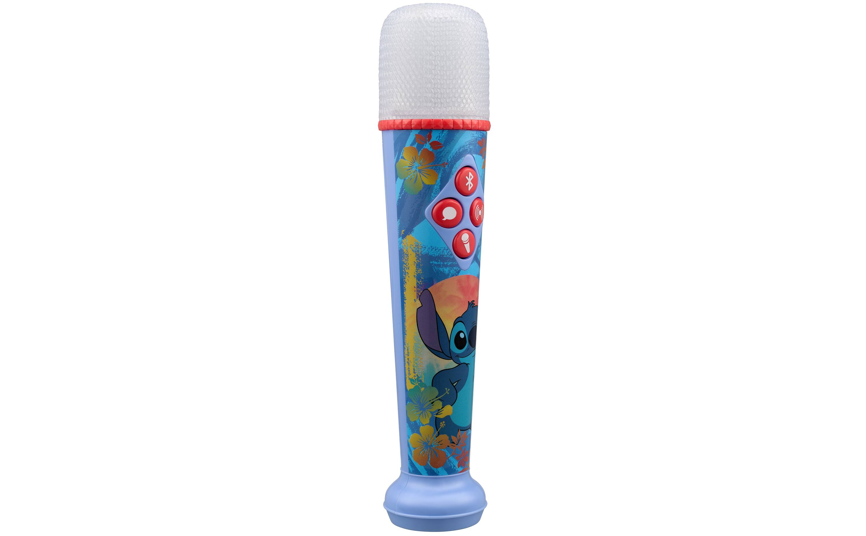 Left. eKids - eKids Disney Stitch Bluetooth Karaoke Microphone for Kids.