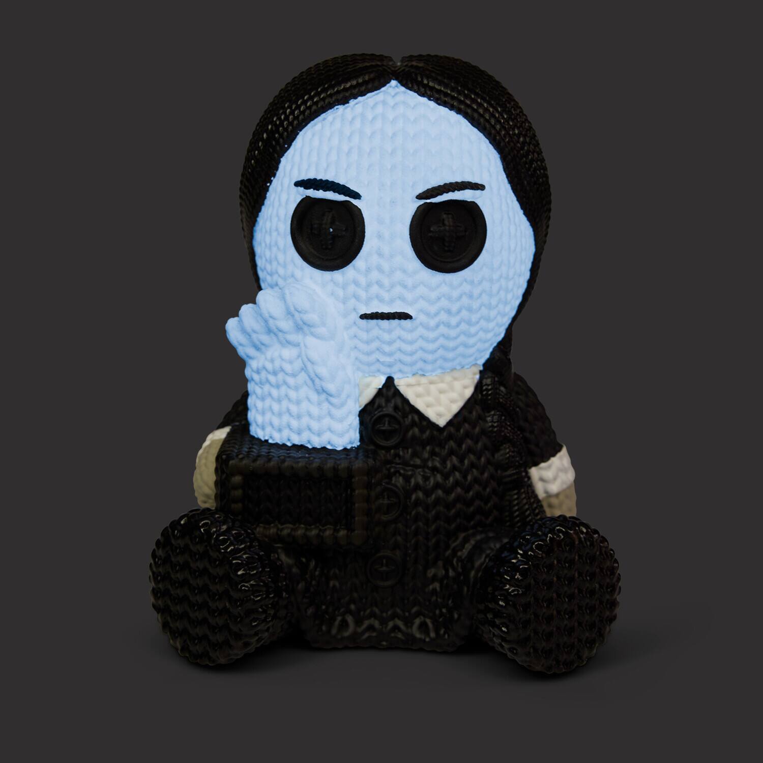 Alt View 1. Handmade by Robots - Handmade by Robots - The Addams Family - Wednesday with Thing #101 (Limited Edition Glow in the - Collectibles - Multicolor.