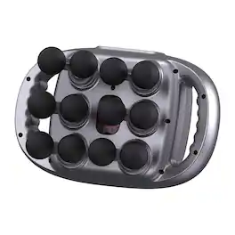 Cluzine - 12 Heads Deep Tissue Massager, 9 Levels & Modes, Hands-Free for Back, Legs & Feet