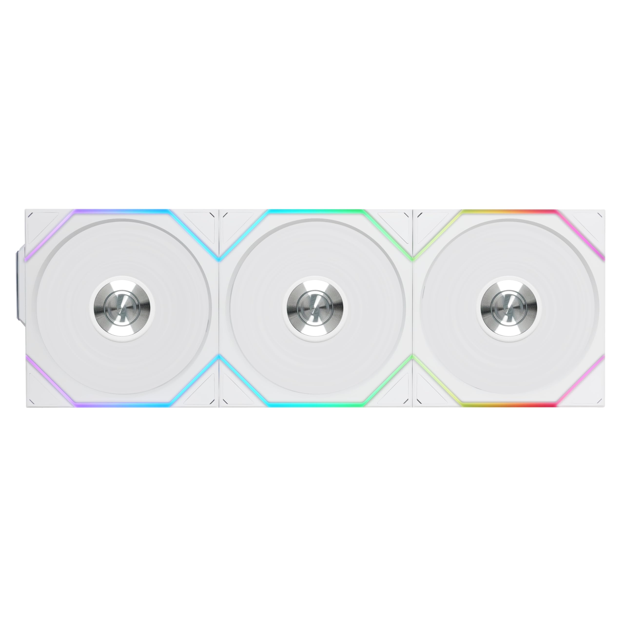 Lian Li - UNI Fan TL 120 Reverse Blade Wireless 3-Pack - White