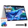 HP - Upgraded - OmniBook 7 Flip 16" 3K OLED 2-in-1 Touch Laptop,Intel Ultra 7 258V,Backlit,32GB RAM,2TB SSD+1TB Dock,Win11 Pro - Silver