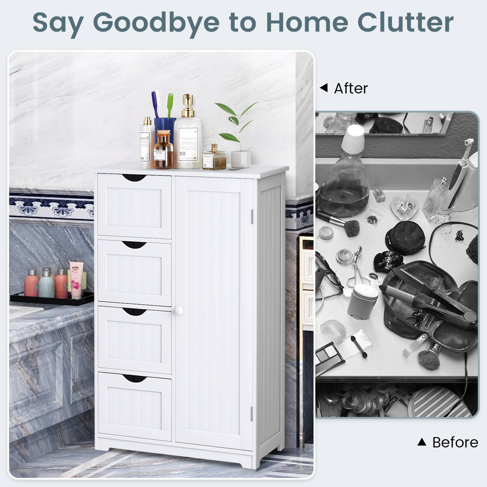 Say Goodbye to Home Clutter

After

Before
