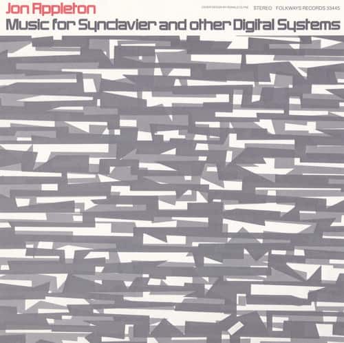Jon Appleton - Music for Synclavier and Other Digital Systems  - COMPACT DISCS