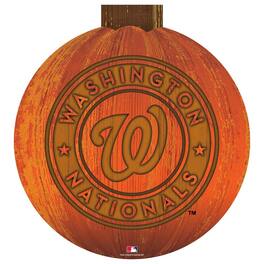 Fan Creations - Washington Nationals 12'' Pumpkin Sign - Orange