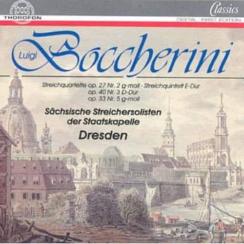 Bocherini / Sachsische Streichsolisten - String Quartets   - COMPACT DISCS [CD] price history on PriceWatchPro