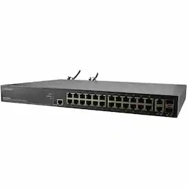 Transition Networks - Lantronix SM24TBT2DPB-2XPS Ethernet Switch - 26 Ports - Manageable - Gigabit Ethernet - 10/100/1000Base-T, 1000Base-X - Unknown