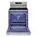 Alt View 4. LG - 6.3 Cu. Ft. Freestanding Electric Convection Smart Range with Air Fry and WideView Window - Stainless Steel.
