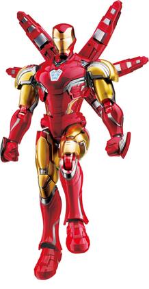 PopMarket - Blokees - Marvel Infinity Saga - Champion Class - 01: Iron Man MK85 Model Kit - COLLECTIBLES - Multicolor