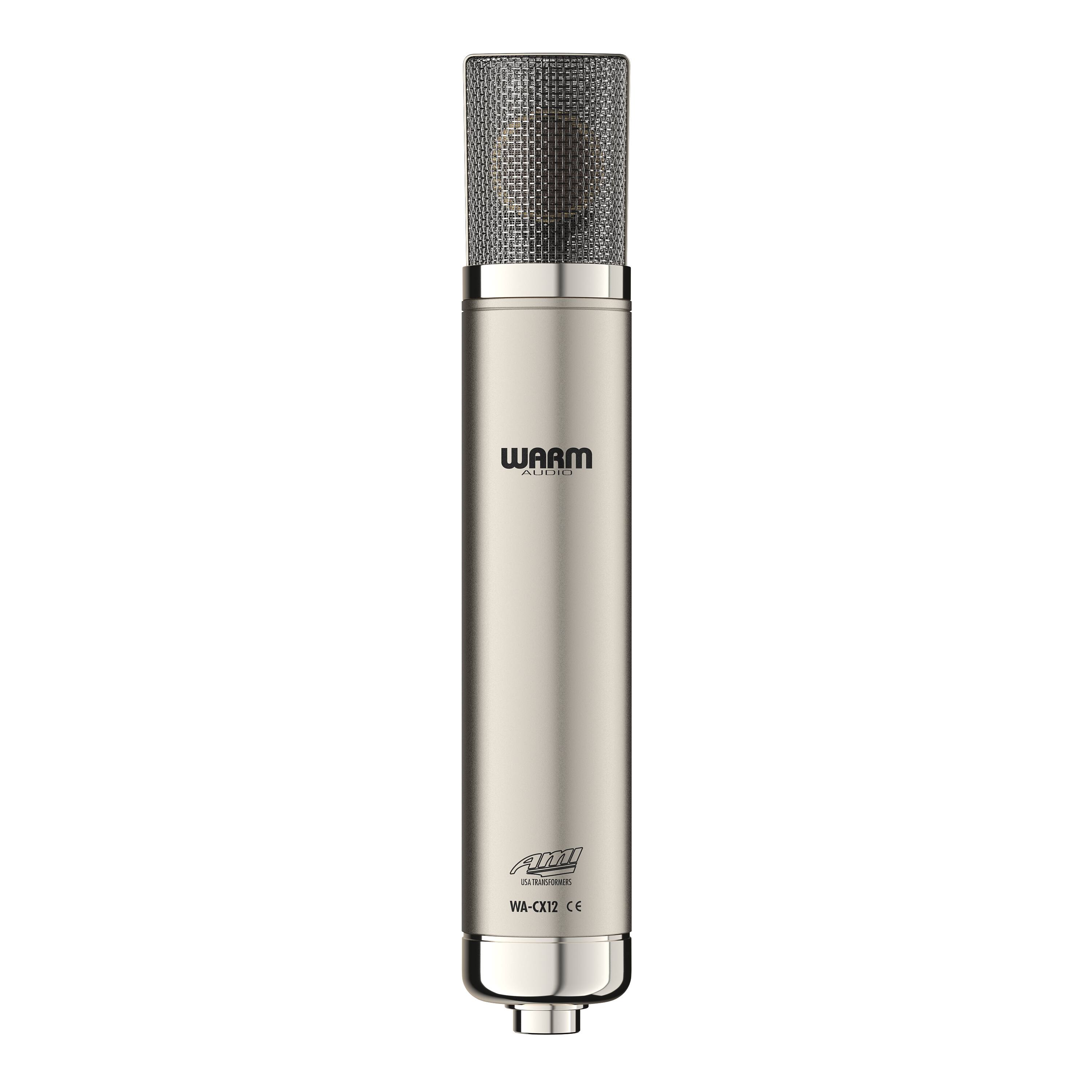 Alt View 11. Warm Audio - WA-CX12 Tube Condenser Microphone - Silver.