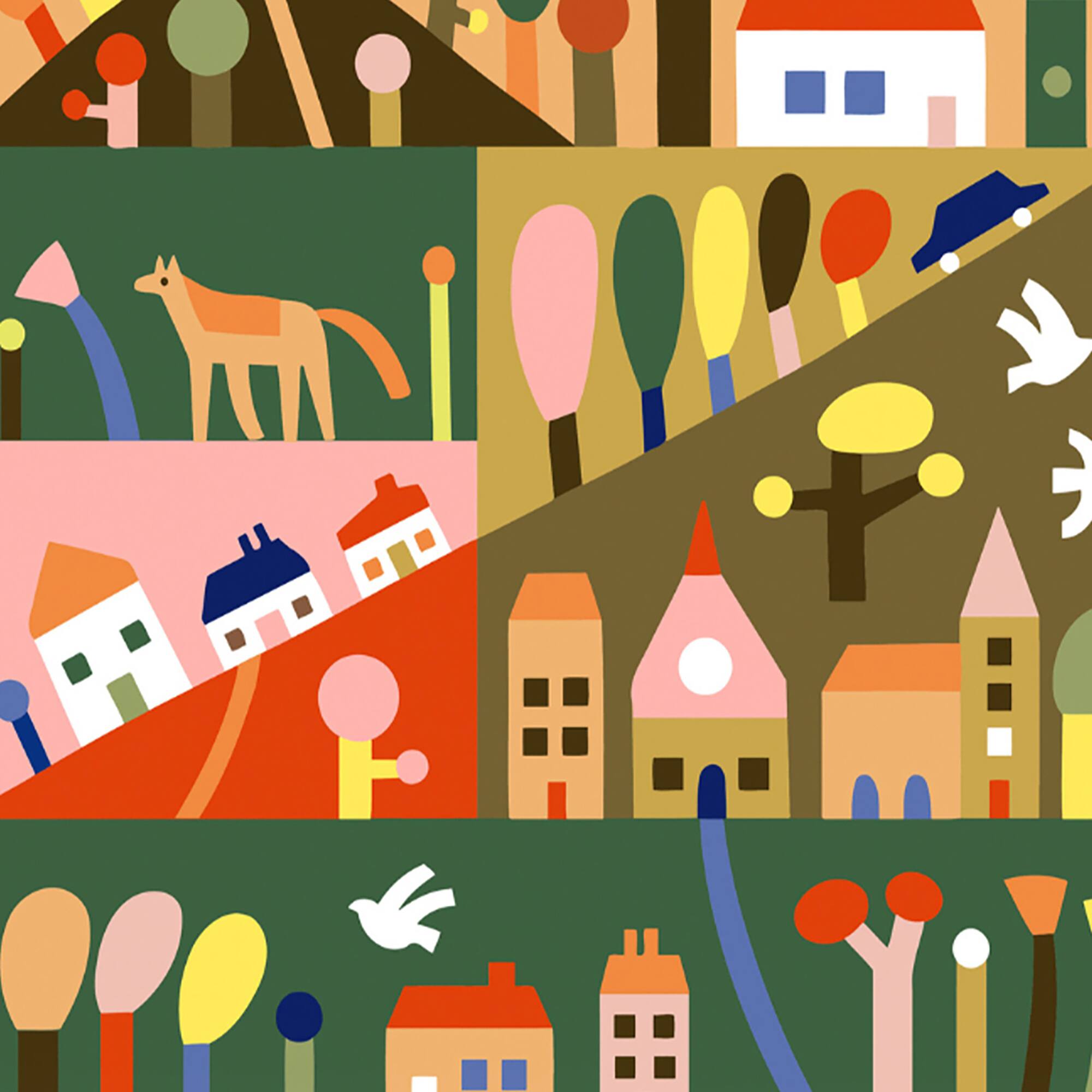 Alt View 3. Journey of Something - JOS: Paint By Numbers - Outside The City.