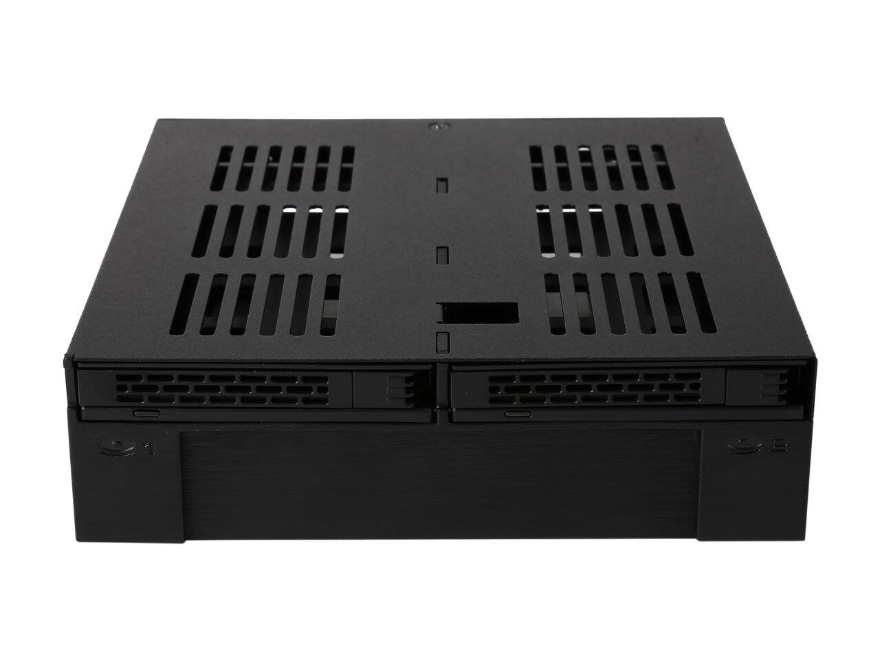 Alt View 1. Icy Dock - ExpressCage MB322SP-B Drive Enclosure.