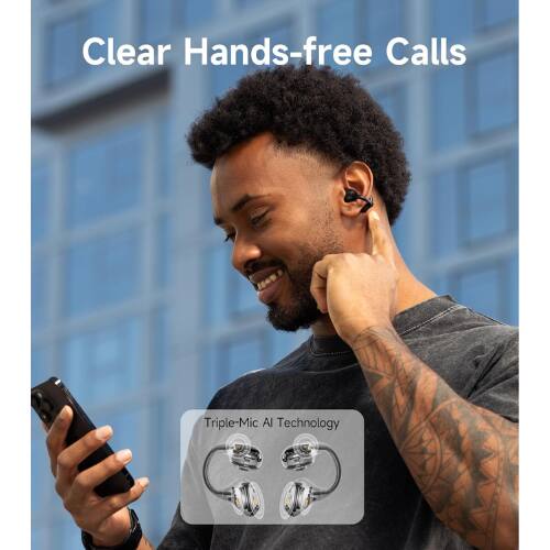 Clear Hands-free Calls  
Triple-Mic AI Technology