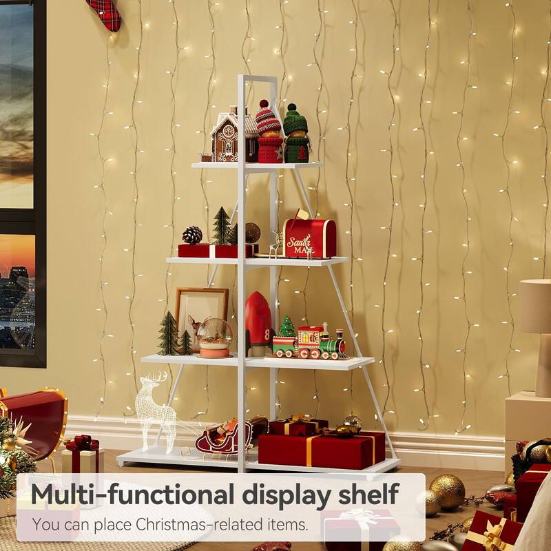 Multi-functional display shelf  
You can place Christmas-related items.