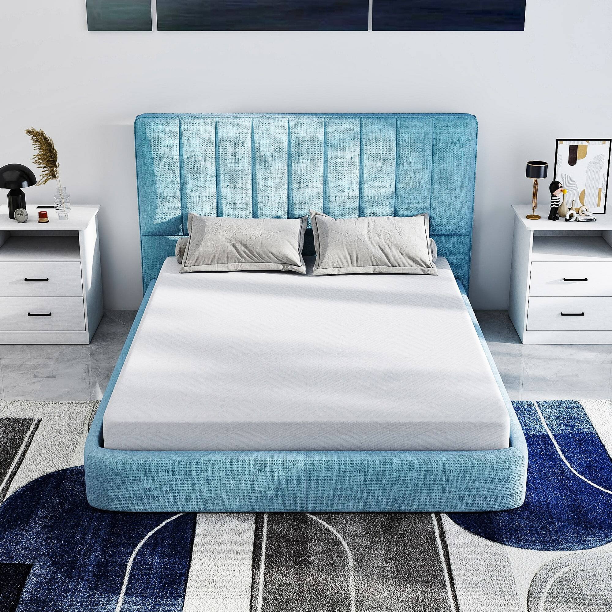 Alt View 5. Kadyn - Tea Memory Foam Mattress, Cooling Gel, Fiberglass-Free, CertiPUR-US Certified, Medium Firm - White.