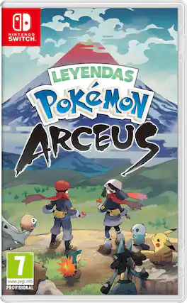 NINTENDO SWITCH
LEYENDAS Pokémon ARCEUS
www.pegi.info
7
PROVISIONAL - E (Everyone)