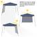 Whether it is sunny or cloudy, you can adjust the sunshade and rain shelter direction at any time