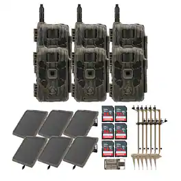 Stealth Cam - 40MP Deceptor Max Cellular Trail Camera 6 Pack Bundle