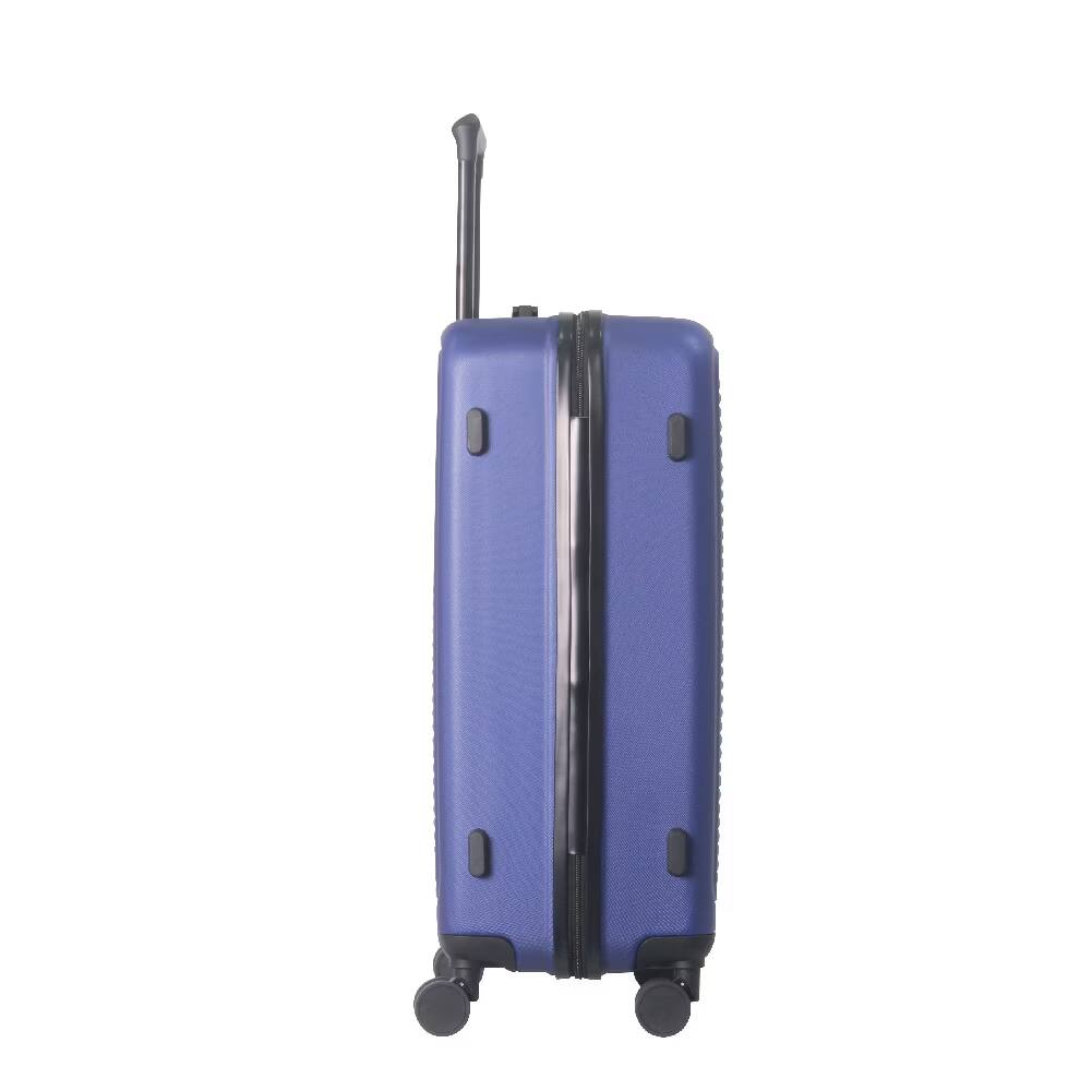 Alt View 7. Bestier - 3-Piece ABS Hardshell Luggage Set (20”/24”/28”) with Spinner Wheels, TSA Lock & Lightweight Design - Dark Blue.