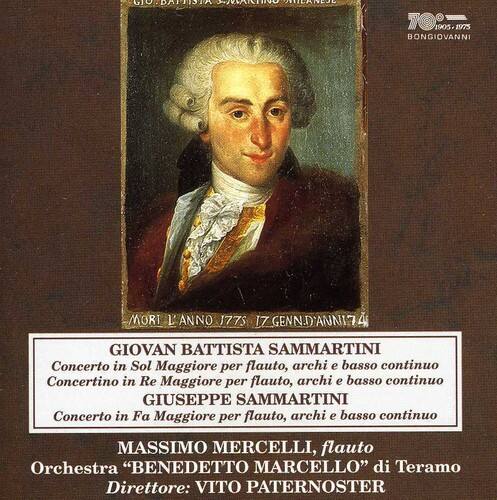 Sammartini / Mercelli / Paternoster - Concerti NN 790-791 Per Flauto E Archi   - COMPACT DISCS [CD]