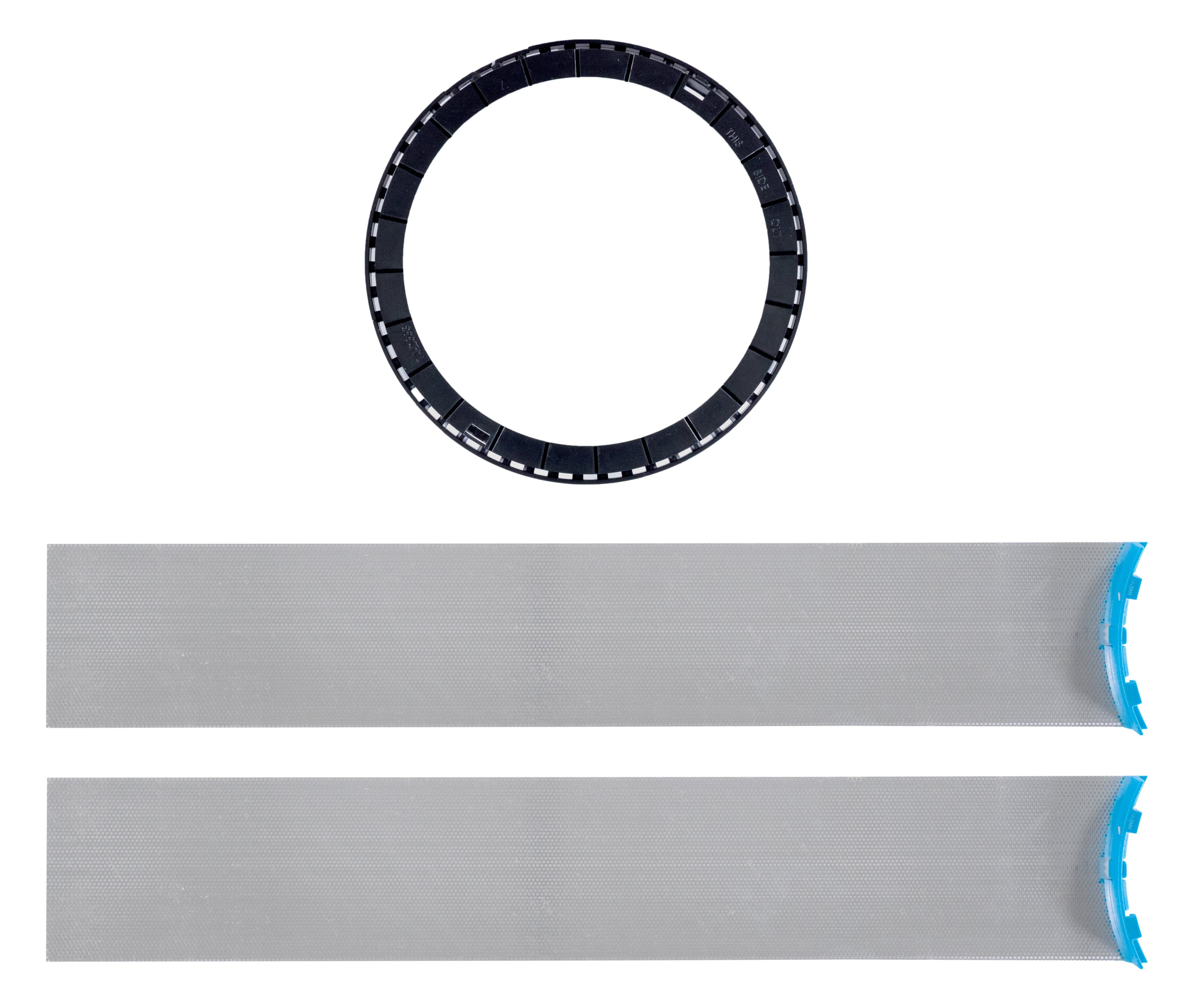 SMALL ROUND FLEX BRACKET - 4.5" Round Flex Bracket for Select Sonance Speakers (10-Pack) - Black - Front_Zoom