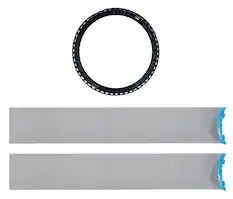 Front. Sonance - SMALL ROUND FLEX BRACKET - 4.5" Round Flex Bracket for Select Sonance Speakers (10-Pack) - Black.