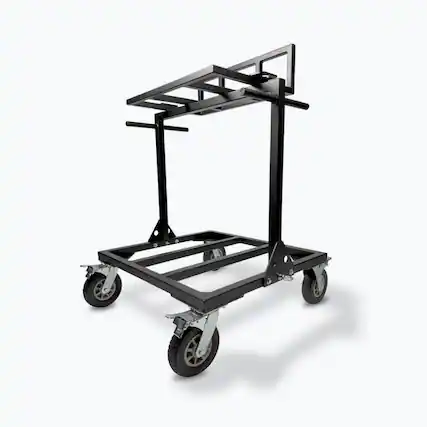 Front. On Stage Stands - On-Stage SFC9000 Speaker Field Cart - Black.