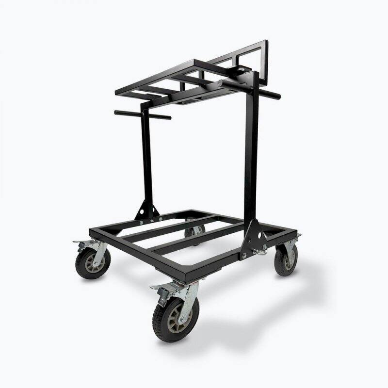 Front. On Stage Stands - On-Stage SFC9000 Speaker Field Cart - Black.