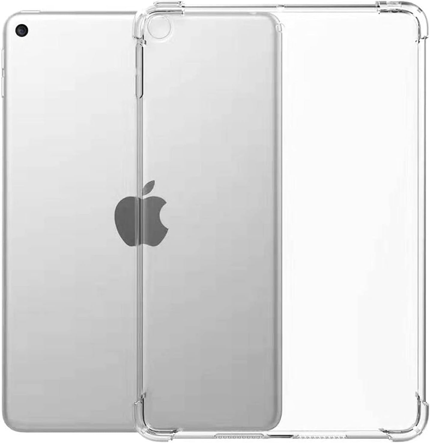 Front. DuraSafe Cases - iPad Pro 12.9" 3rd Gen 2018 Clear Shockproof Back Cover A1876 A2014 A1895 A1983 - Transparent.
