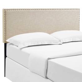 Phoebe Upholstered Fabric Queen Headboard by Modway - Brown