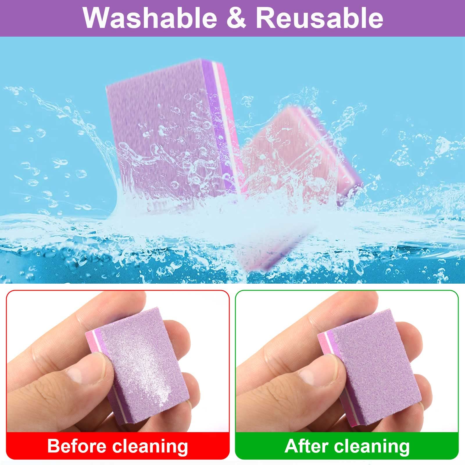 Washable & Reusable

Before cleaning

After cleaning