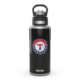 Tervis - Texas Rangers 32oz. Carbon Fiber Wide Mouth Bottle - Multicolor