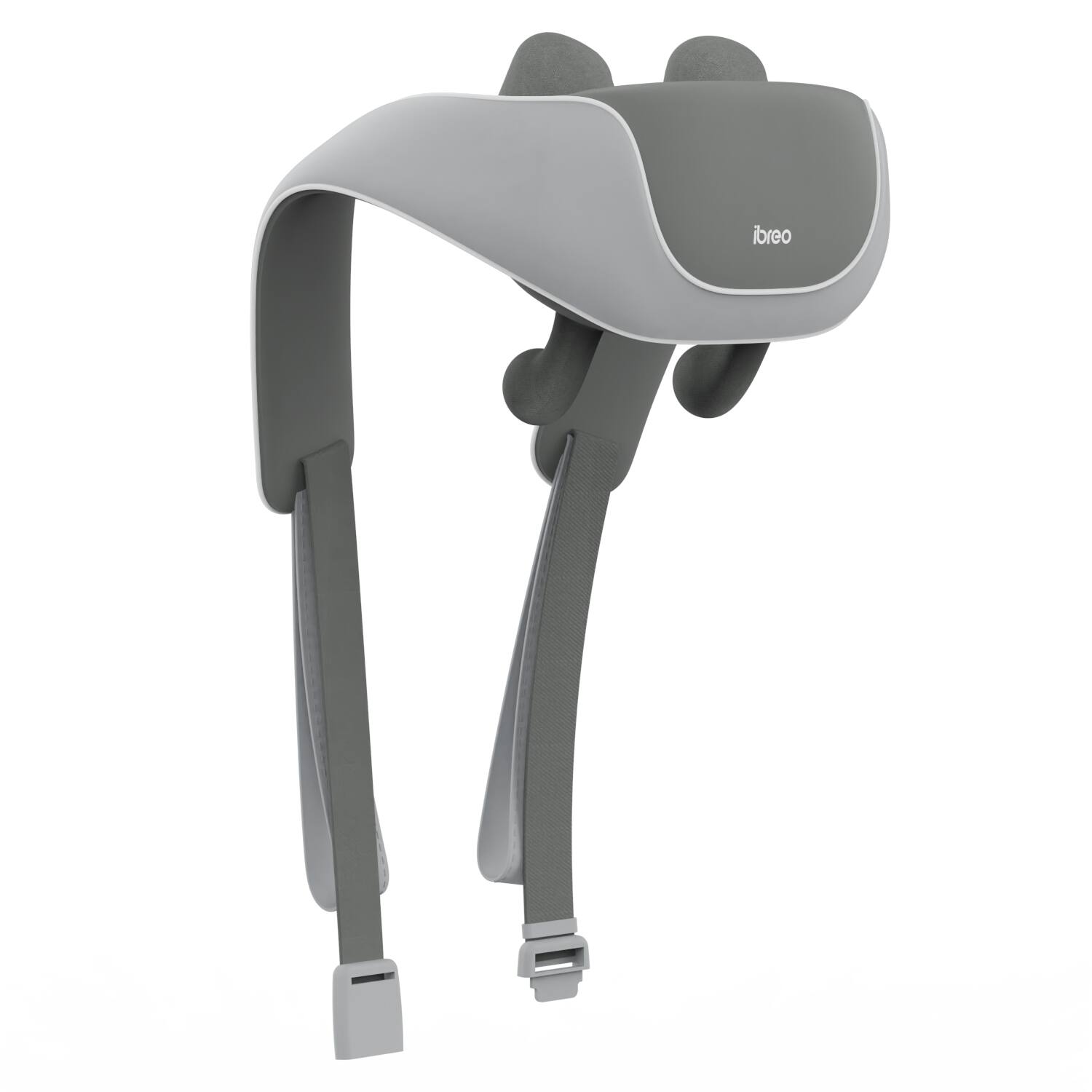 Back. iBreo - Neck and Shoulder Massager Neck S - Gray.