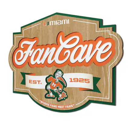 U Miami
FanCave
EST. 1925
"WHERE FANS MEET FANS"