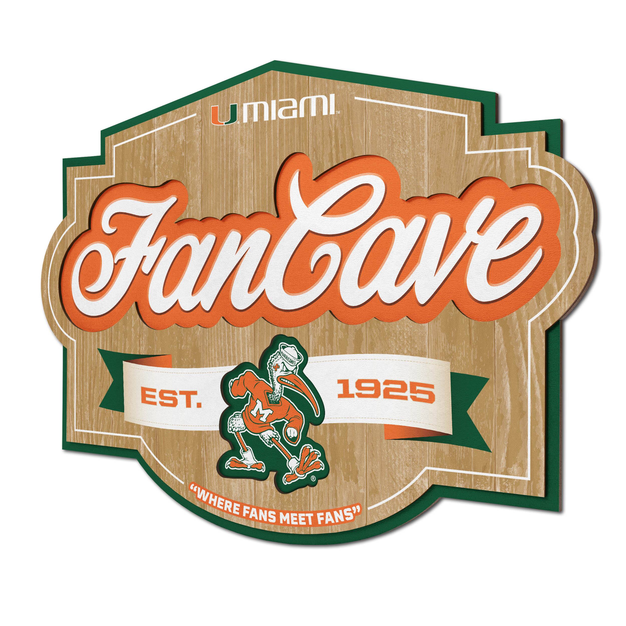 U Miami  
FanCave  
EST. 1925  
"WHERE FANS MEET FANS"
