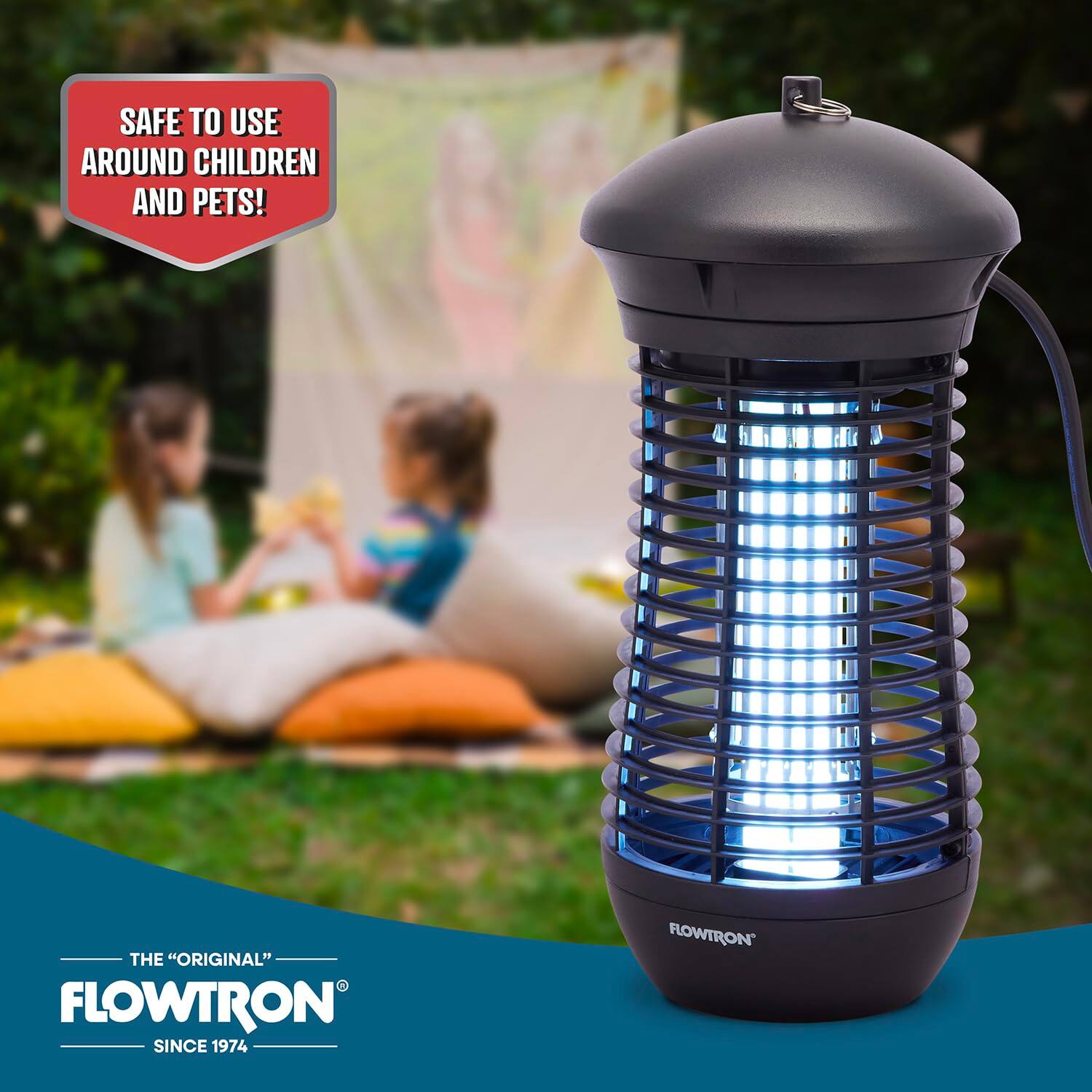 SAFE TO USE AROUND CHILDREN AND PETS!  
THE "ORIGINAL" FLOWTRON SINCE 1974