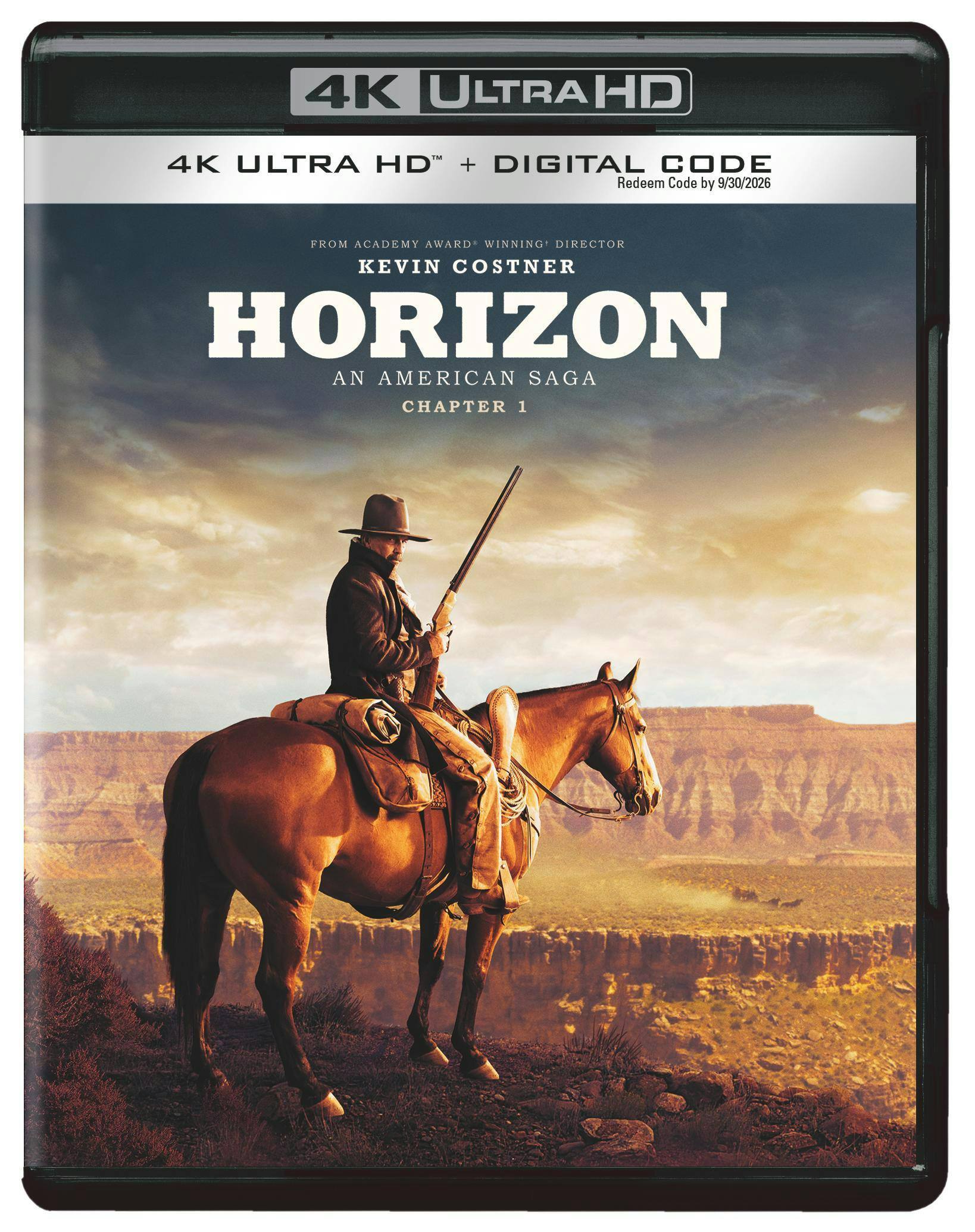 Back. Horizon: An American Saga--Chapter 1   - 4K Blu-Ray.