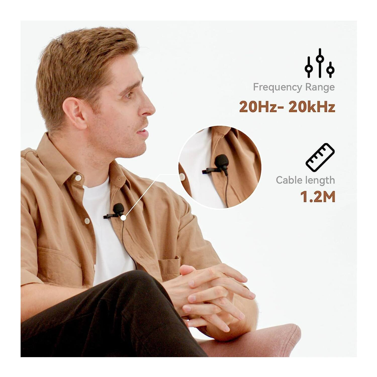 Frequency Range: 20Hz - 20kHz  
Cable Length: 1.2M