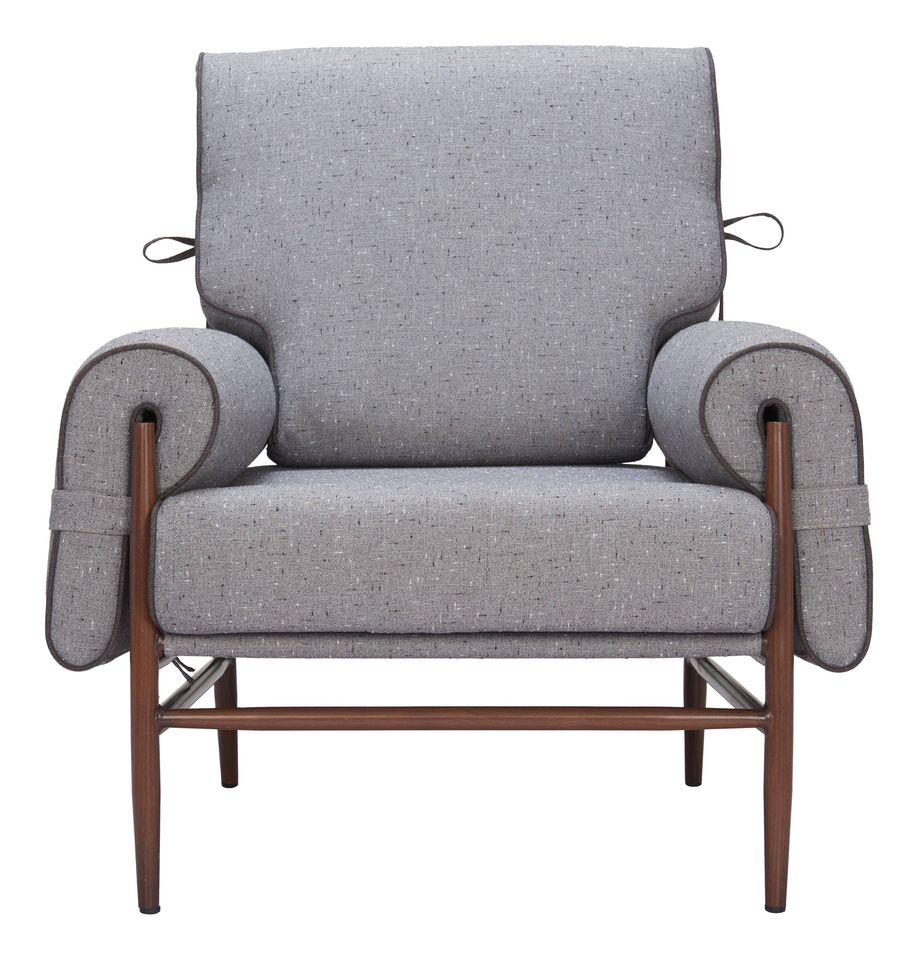 Alt View 1. Hivvago - Klem Accent Chair Gray - Gray.