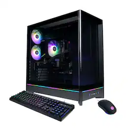 CyberPowerPC - Gaming Desktop - AMD Ryzen 7 8700F - NVIDIA GeForce RTX 5060 8GB - 16GB DDR5 - 1TB PCIe 4.0 SSD Storage - Black