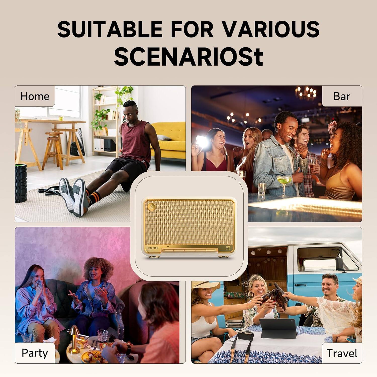 SUITABLE FOR VARIOUS SCENARIOS: Home Bar, Party, Travel