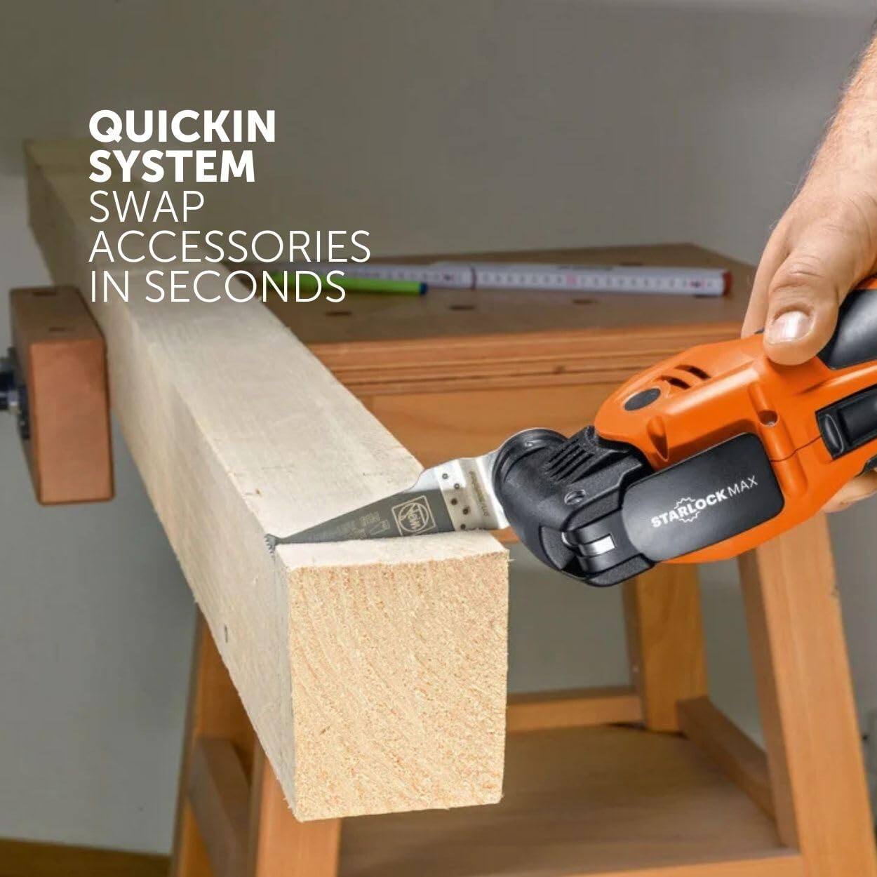QUICKIN SYSTEM  
SWAP ACCESSORIES IN SECONDS  
MAX STARLOCK