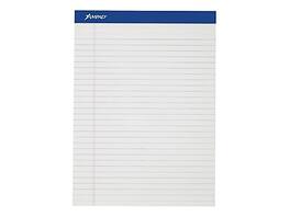 Ampad - Notepads, 8.5" x 11", Wide, 50 Sheets/Pad, 12 Pads/Pack - White