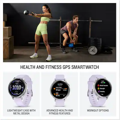 SMARTWATCH GARMIN VENU 4 41MM, Lilla / Argento SMARTWATCH GARMIN VENU 4 41MM, Lilla / Argento
