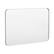 Angle. LOVMOR - Tempered Glass Rounded Rectangle Framed Wall-Mounted Bathroom Vanity Mirror - 48" x 32" - Silver.