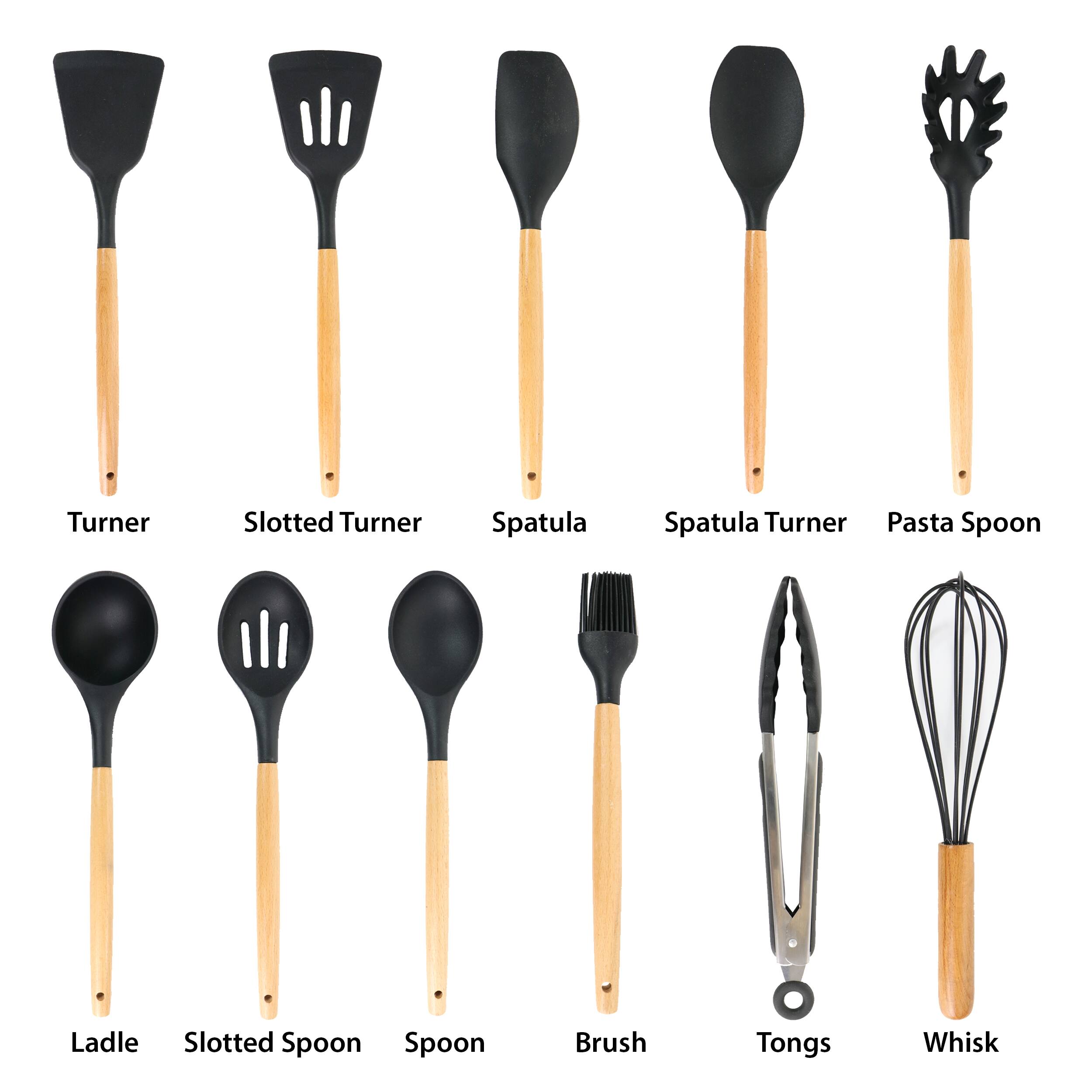 Turner, Slotted Turner, Spatula, Spatula Turner, Pasta Spoon, Ladle, Slotted Spoon, Spoon, Brush, Tongs, Whisk