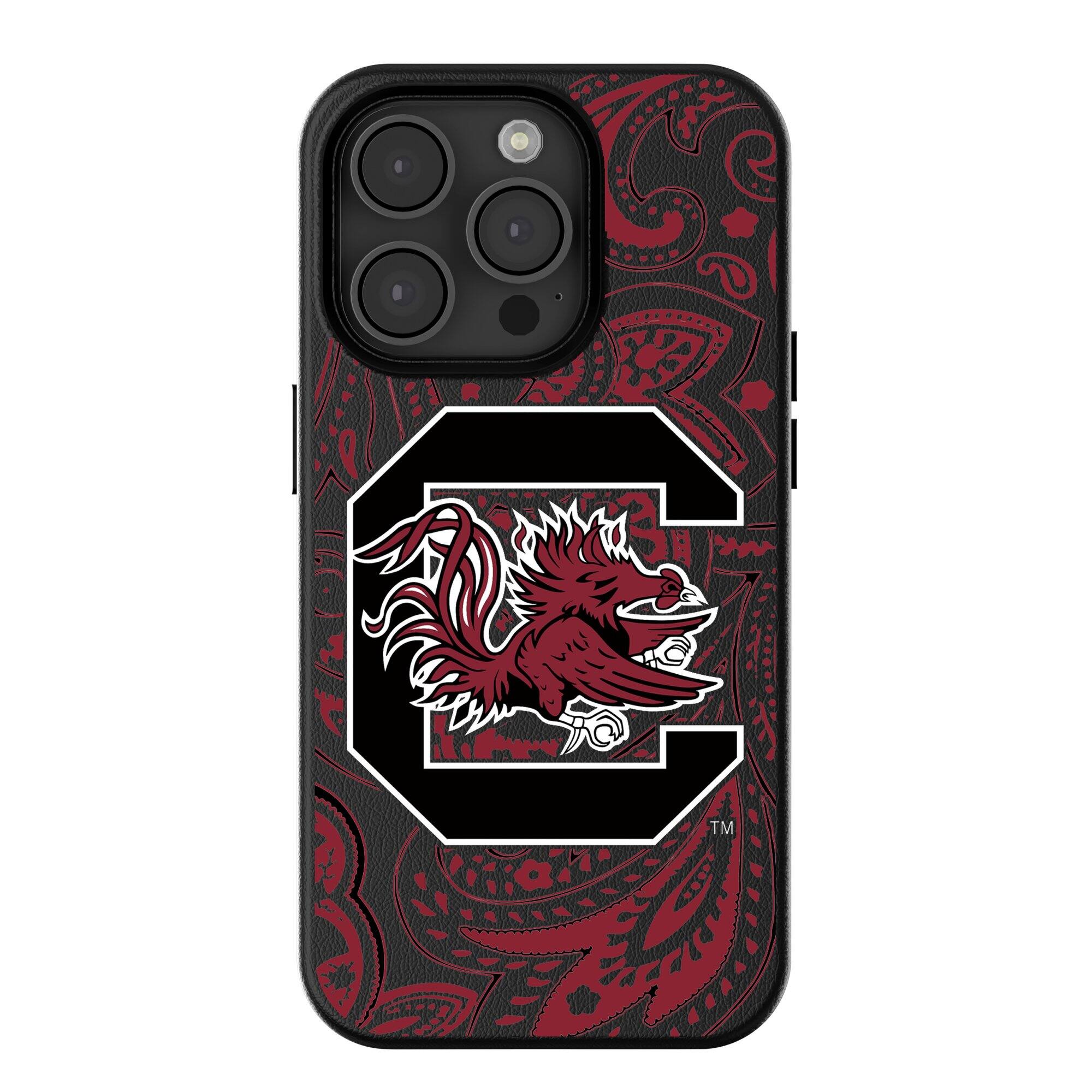 Keyscaper - NCAA - South Carolina Gamecocks Paisley iPhone Magnetic Bump Case - 16 Pro - Black price history on PriceWatchPro