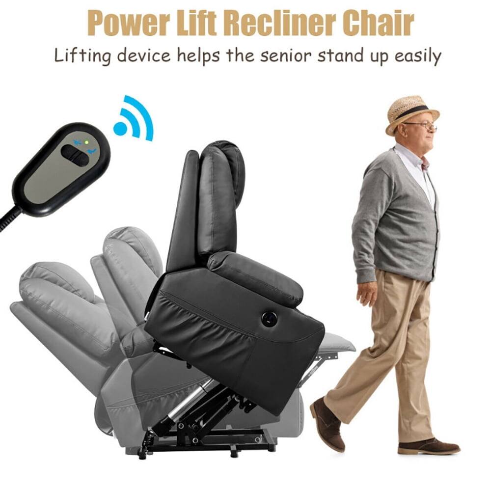 Power Lift Recliner Chair  
Lifting device helps the senior stand up easily