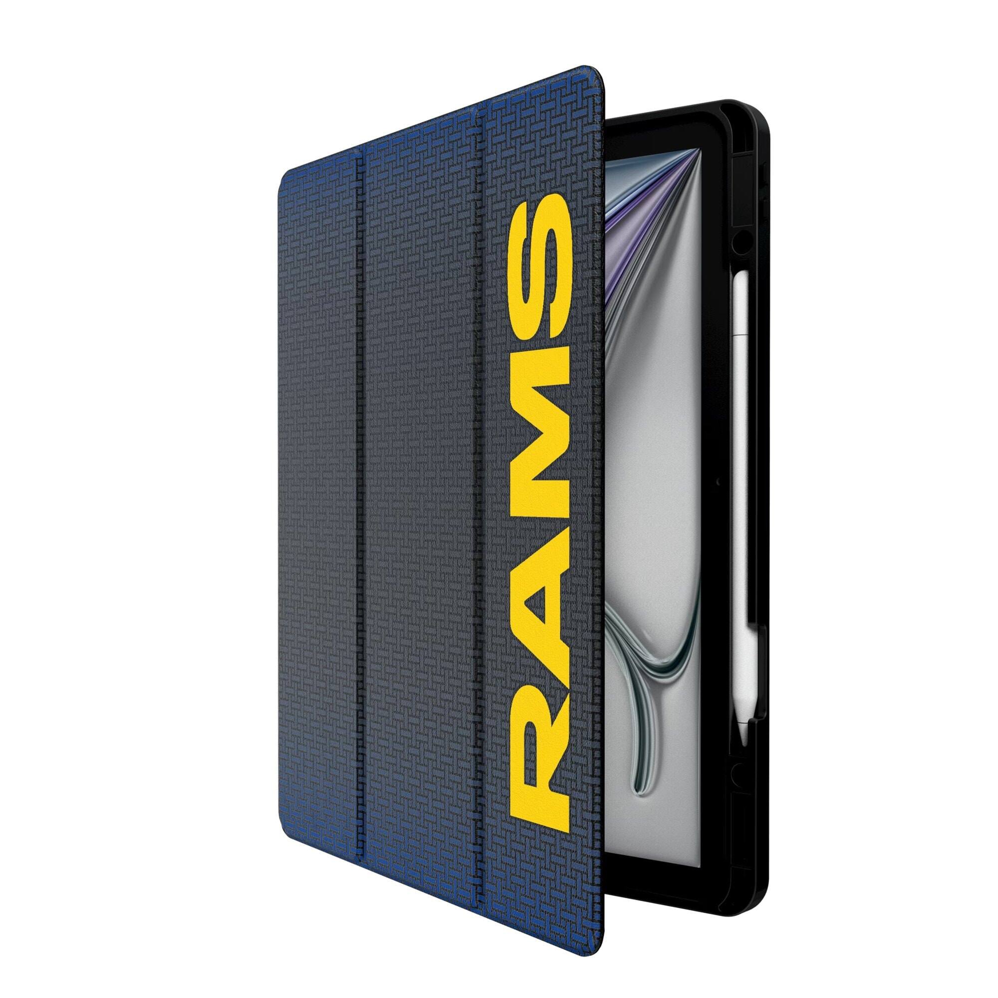 Alt View 1. Keyscaper - Los Angeles Rams iPad Case - 13in Air M2 - Black.